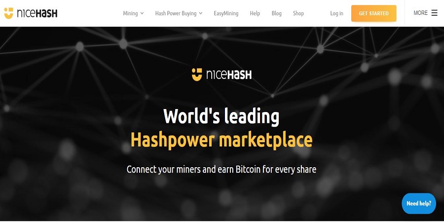 مواقع تعدين البيتكوين الموثوقة: موقع NiceHash