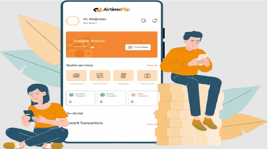 تطبيق AirtimeFlip