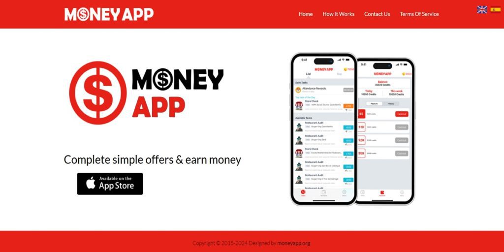 شرح تطبيق money app لربح المال من الانترنت