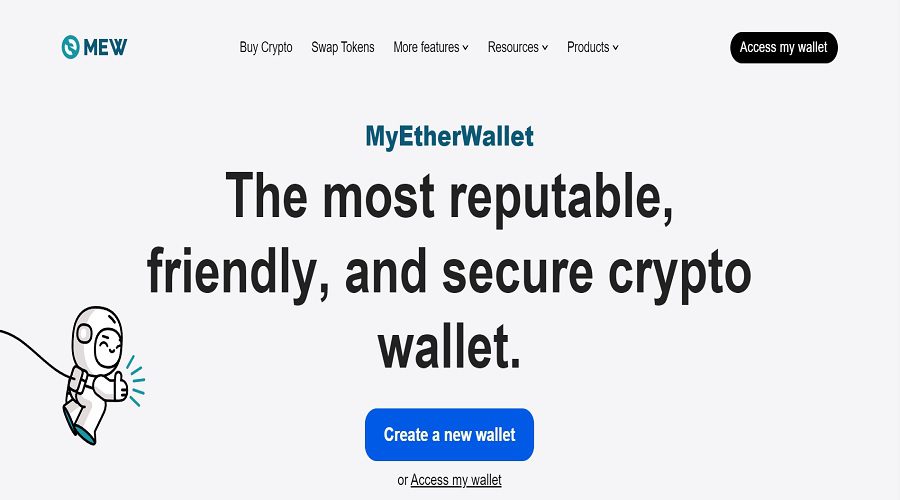 الموقع الرسمي لـ MyEtherWallet