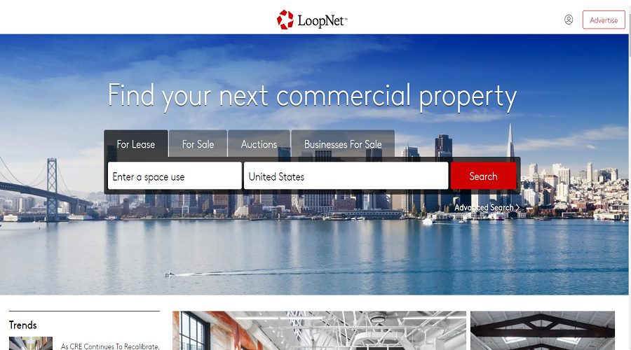 الموقع الرسمي لمنصة LoopNet