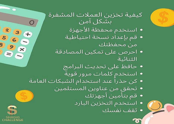 كيفية تخزين العملات المشفرة بشكل آمن
