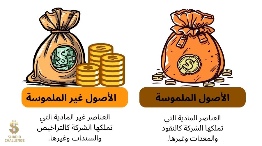 الفرق بين الأصول والالتزامات