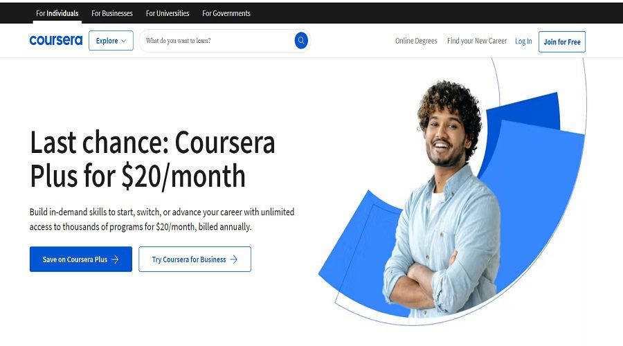 ربح المال من المنتجات الرقمية في موقع Coursera
