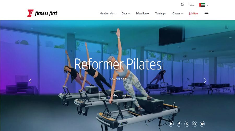 نادي Fitness First في الإمارات