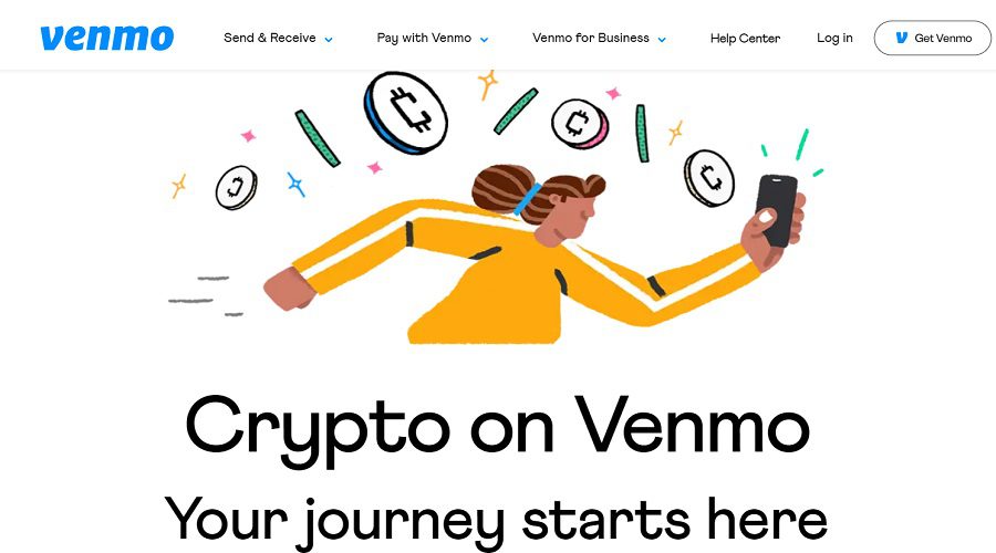 العملات المشفرة عبر Venmo