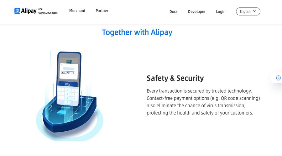 خطوات اعداد تطبيق Alipay لإجراء المدفوعات