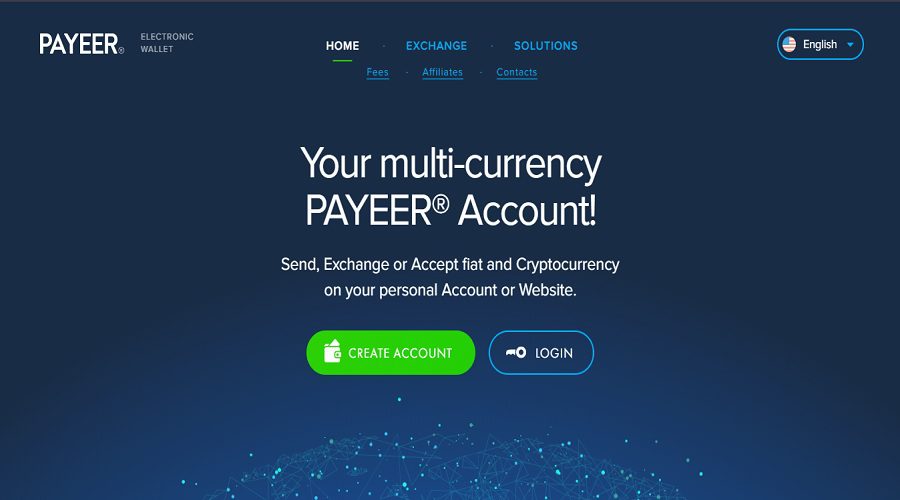 ضبط محفظة Payeer وإنشاء حساب