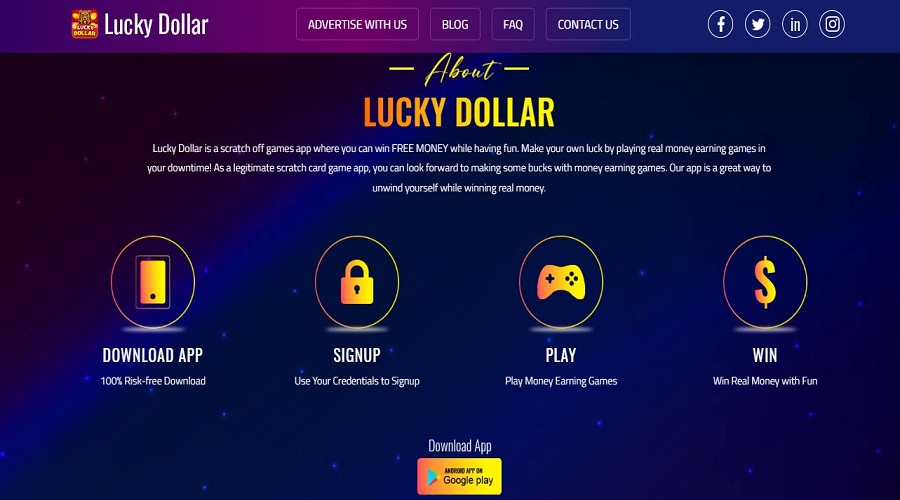 كيفية الربح من تطبيق Lucky Dollar