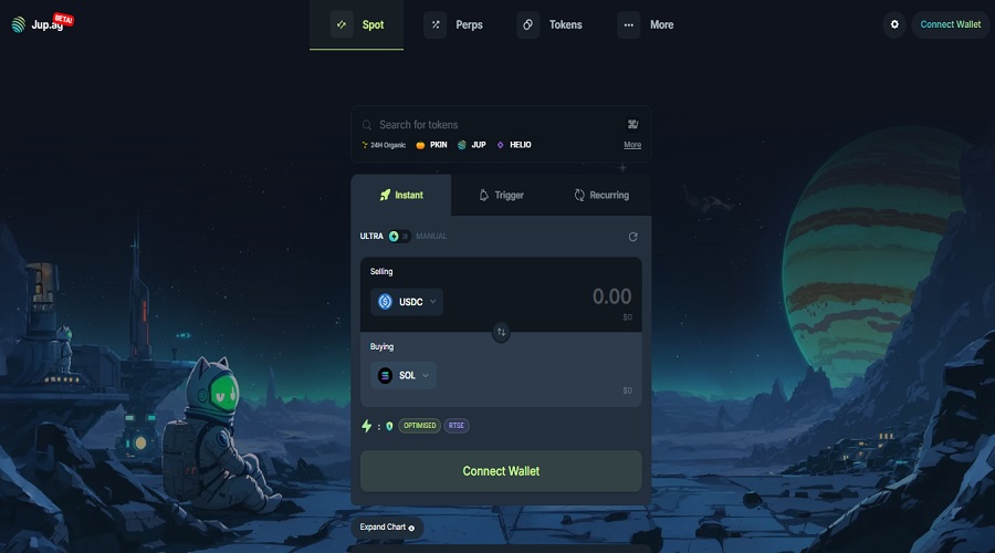 معلومات حول منصة Jupiter لتداول العملات المشفرة