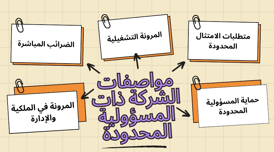 مواصفات الشركة ذات المسؤولية المحدودة