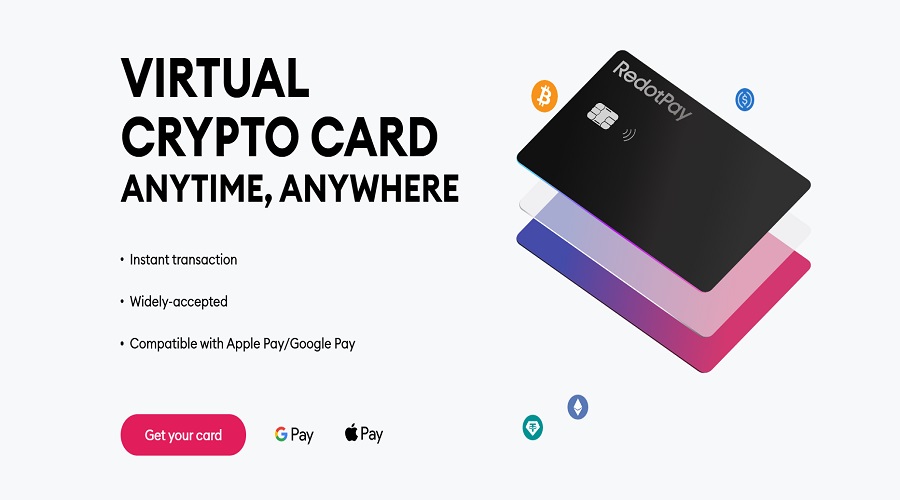 الموقع الرسمي لبطاقة Redotpay للعملات المشفرة