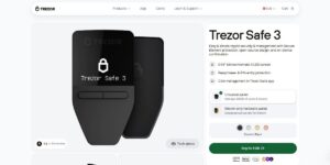 مراجعة محفظة Trezor Safe 3 للعملات المشفرة والفروقات بينها وبين الاصدارات Trezor Safe 5