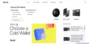 محافظ التشفير الباردة محفظة SecuX Nifty للعملات المشفرة