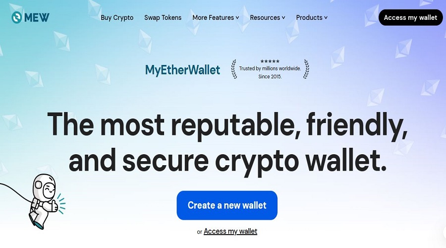  محفظة MyEtherWallet (MEW)