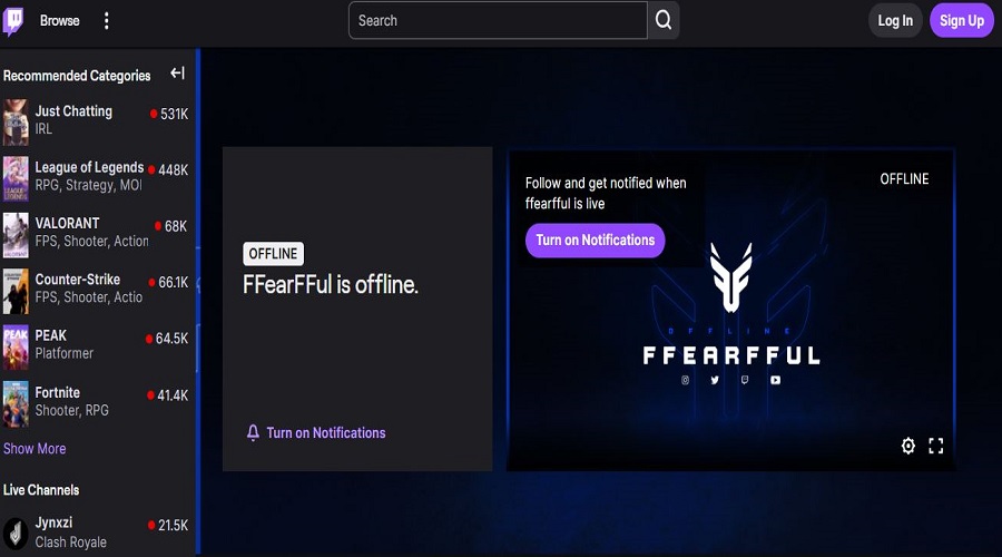 FFearFFul – نجم سعودي في عالم الستريمنج