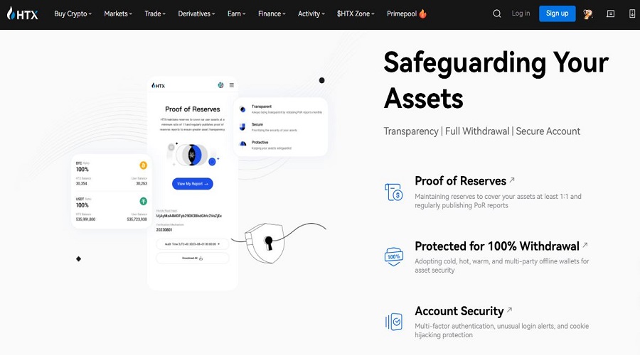أدوات تداول متقدمة تقدمها منصة HTX
