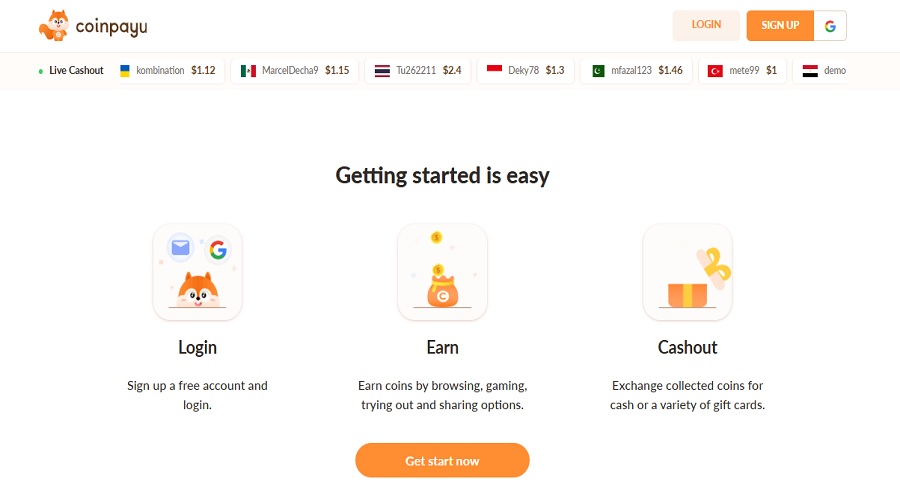 مميزات الربح من منصة Coinpayu