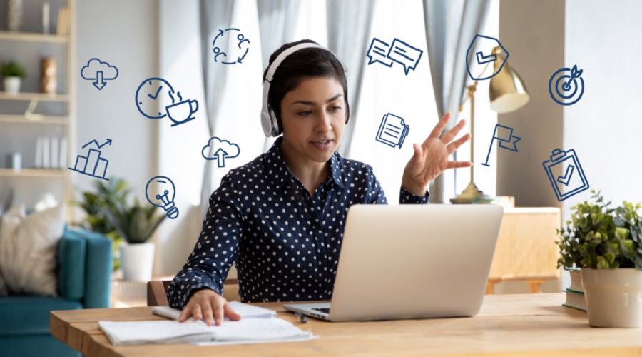 العمل الهجين بتقسيم الفريق