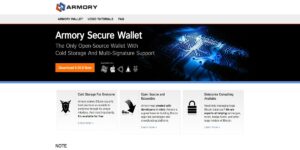 محفظة Armory المشفرة البرمجية ميزاتها وكيفية استخدامها