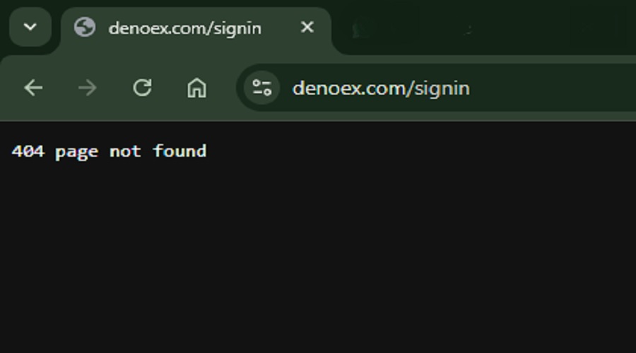 هل منصة denoex فعالة حاليا؟
