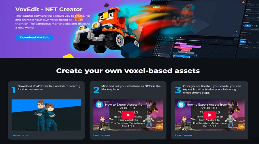 4. لعبة The Sandbox SAND من أفضل ألعاب الويب 3 للربح 2025