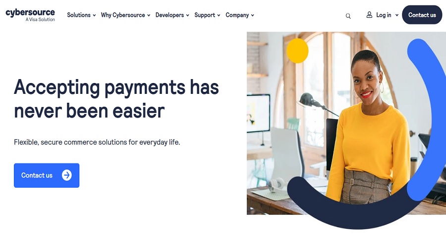 6. وسيلة الدفع CyberSource