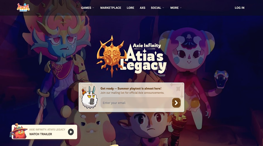 الترميز في العملات المشفرة منصة Axie Infinity