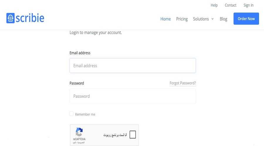 التسجيل على موقع scribie