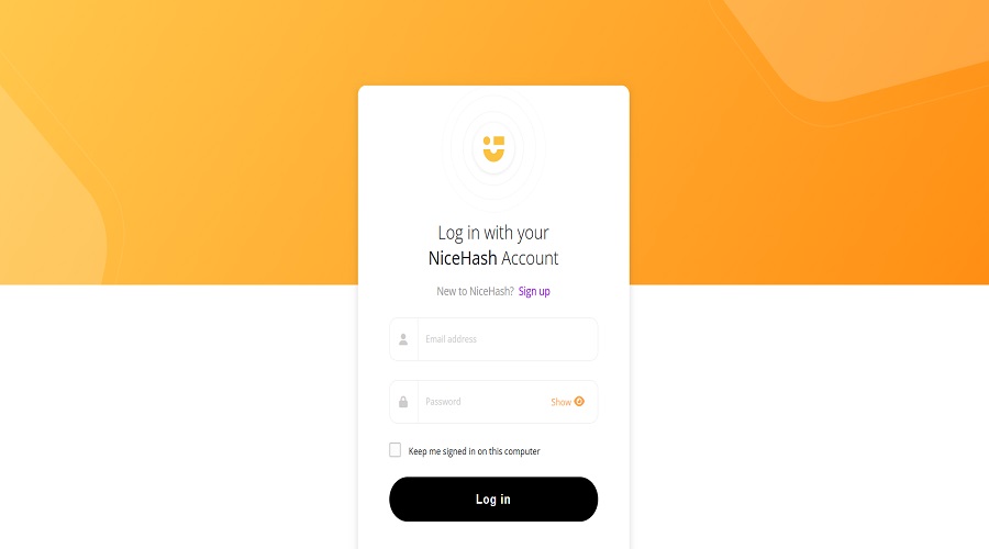 التسجيل في منصة Nicehash للتعدين