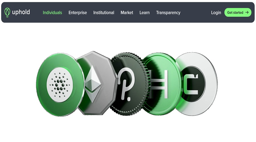 العملات الرقمية المتاحة على Uphold