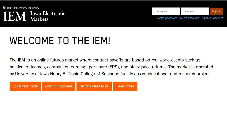 سوق أيوا الإلكتروني (Iowa Electronic Market - IEM)