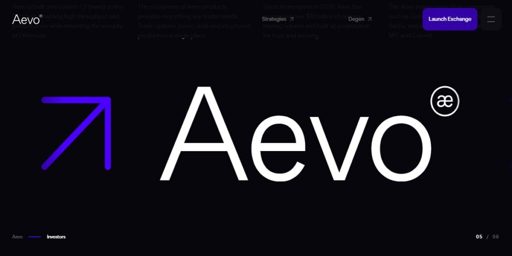 كل ما ترغب بمعرفته عن عملة Aevo المشفرة وتفاصيلها