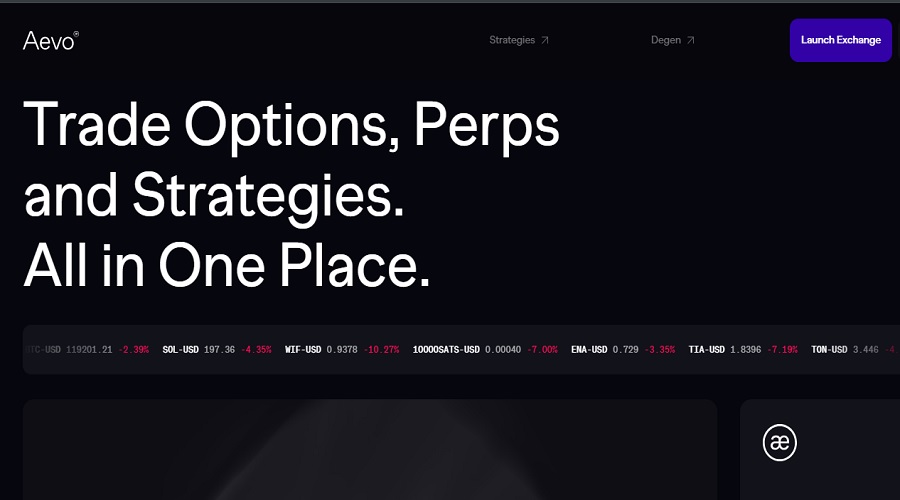 لمحة عن عملة Aevo المشفرة