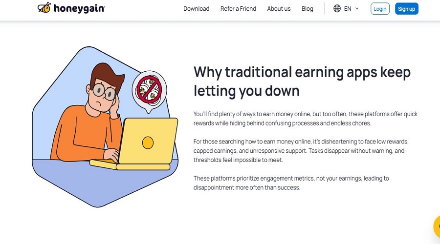 Honeygain اربح من الإنترنت وأنت نائم