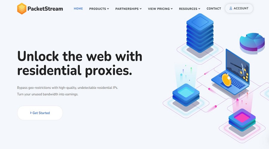 PacketStream اربح من الإنترنت أثناء تصفحك اليومي