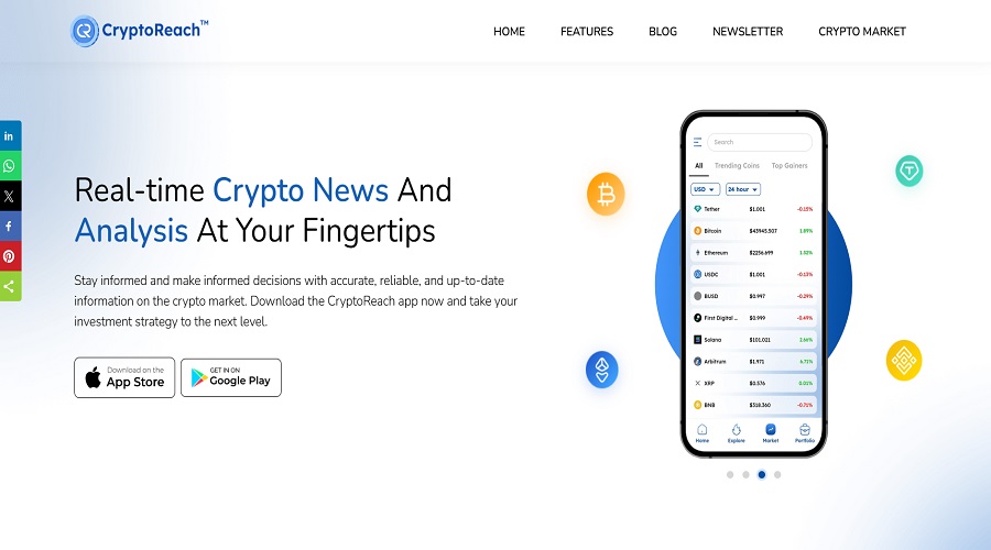 أفضل تطبيقات تتبع محفظة الكريبتو منصة CryptoReachjpg
