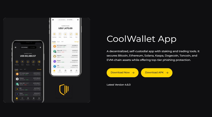 تطبيق CoolWallet