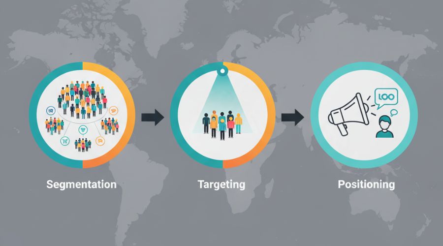 كيف تعمل استراتيجية STP في التسويق