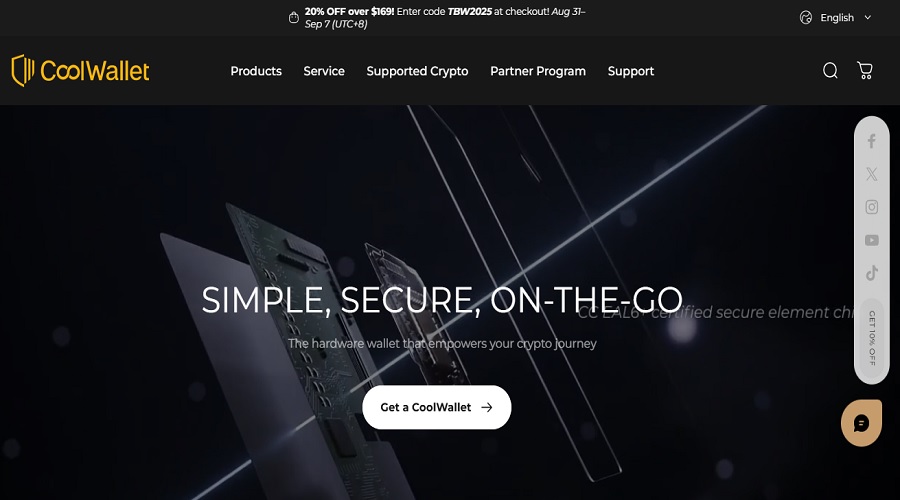 لمحة عن محفظة Coolwallet للعملات المشفرة