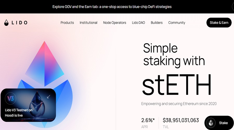 نظرة سريعة على منصة Lido للتمويل اللامركزي