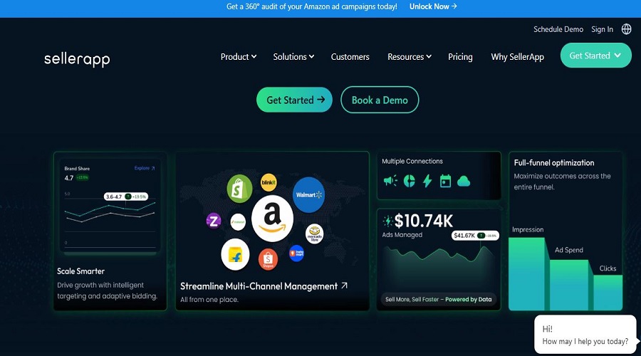  SellerApp تتبع المنافسين وتحسين الأداء