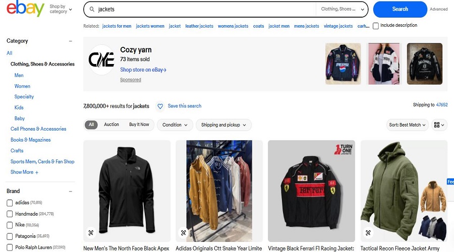 الملابس المستعملة ذات العلامات التجارية