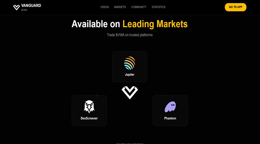 الموقع الرسمي لعملة VWA المشفرة