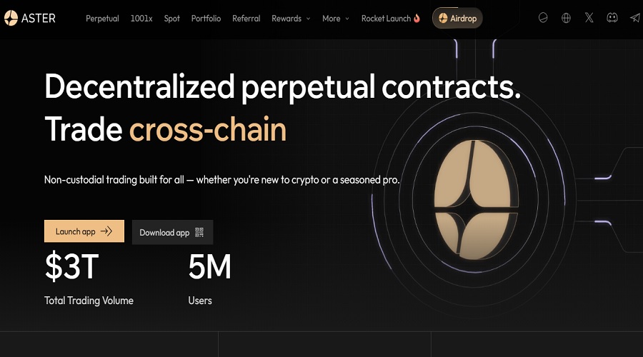 لمحة عن منصة Aster Dex للعملات المشفرة