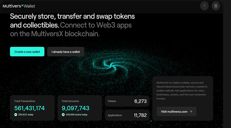 محفظة MultiversX (Elrond Wallet سابقًا)