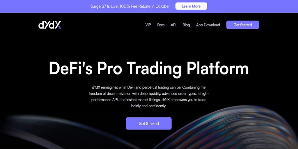 مراجعة منصة dYdX للتداول اللامركزي واحدة من أفضل منصات DEX