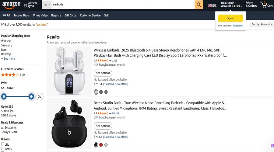 منتجات إلكترونية تحقق مبيعات عالية على أمازون