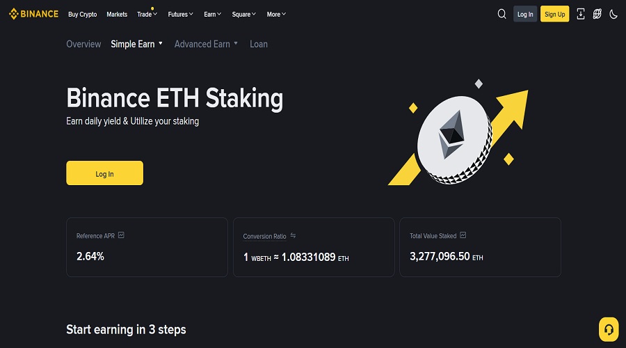 إطلاق الرموز الجديدة والـتخزين Staking على Binance