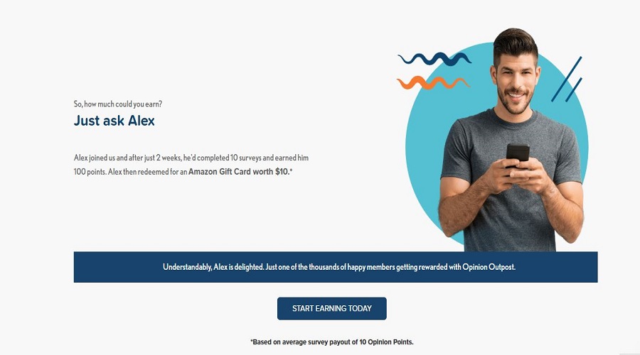 خطوات إنشاء حساب على موقع Opinion Outpost